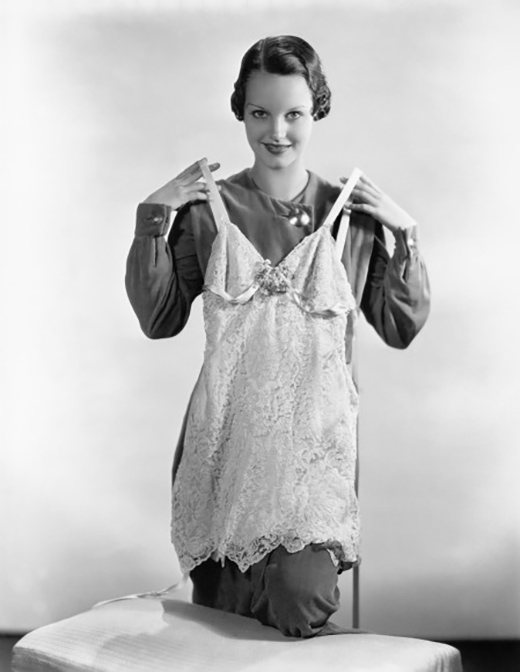 vintage-woman-in-lingerie-showing-off-slip-449×580