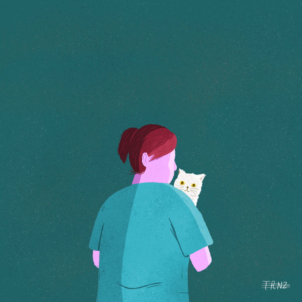 女儿你还在找猫吗