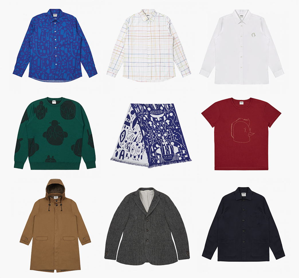 JijibJaime Hayon Sweater with Jacquard Masks (Green) 440欧副本