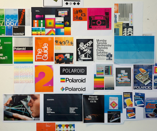 Research materials from the Polaroid archive