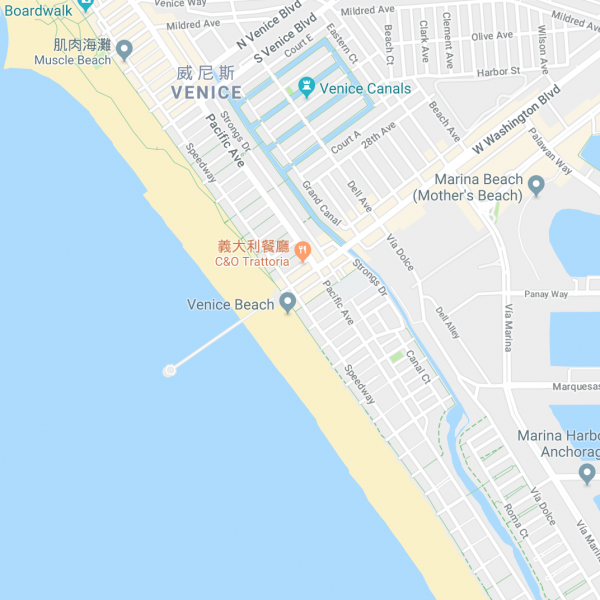 01 VENICE海滩地图