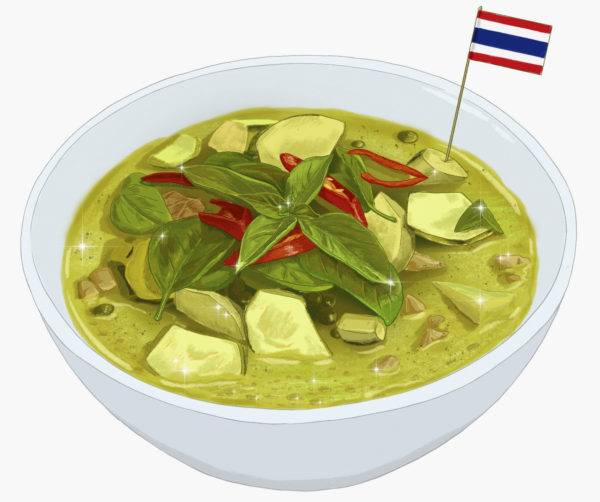 🇹🇭猪肉茄子绿咖喱 副本副本