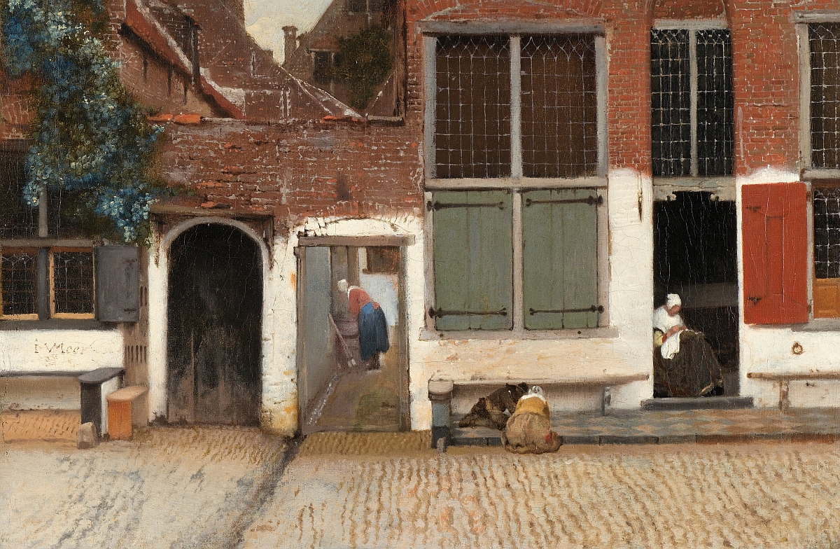 View of Houses in Delft, Known as ‘The Little Street’, Johannes Vermeer, c. 1658