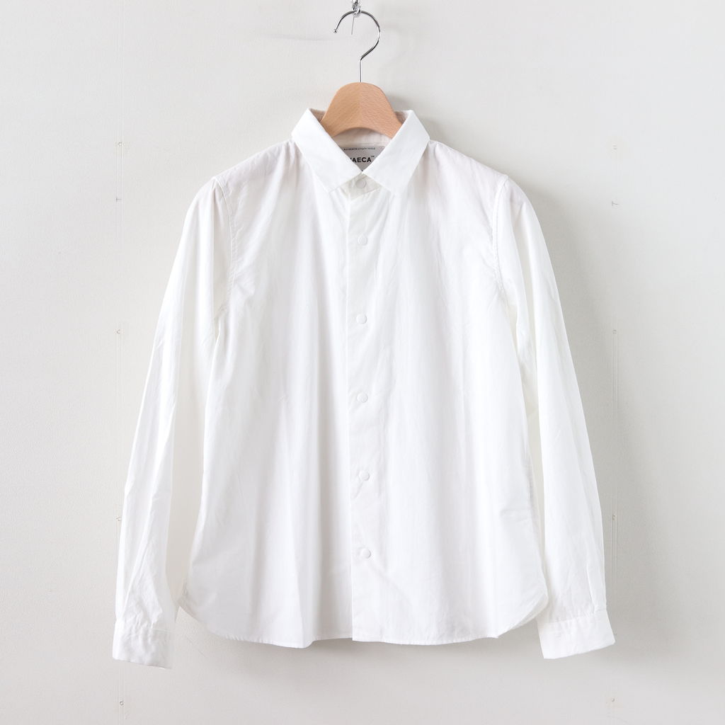 白色棉府绸长袖衬衫 | ANEST COLLECTIVE | 中国官方网站