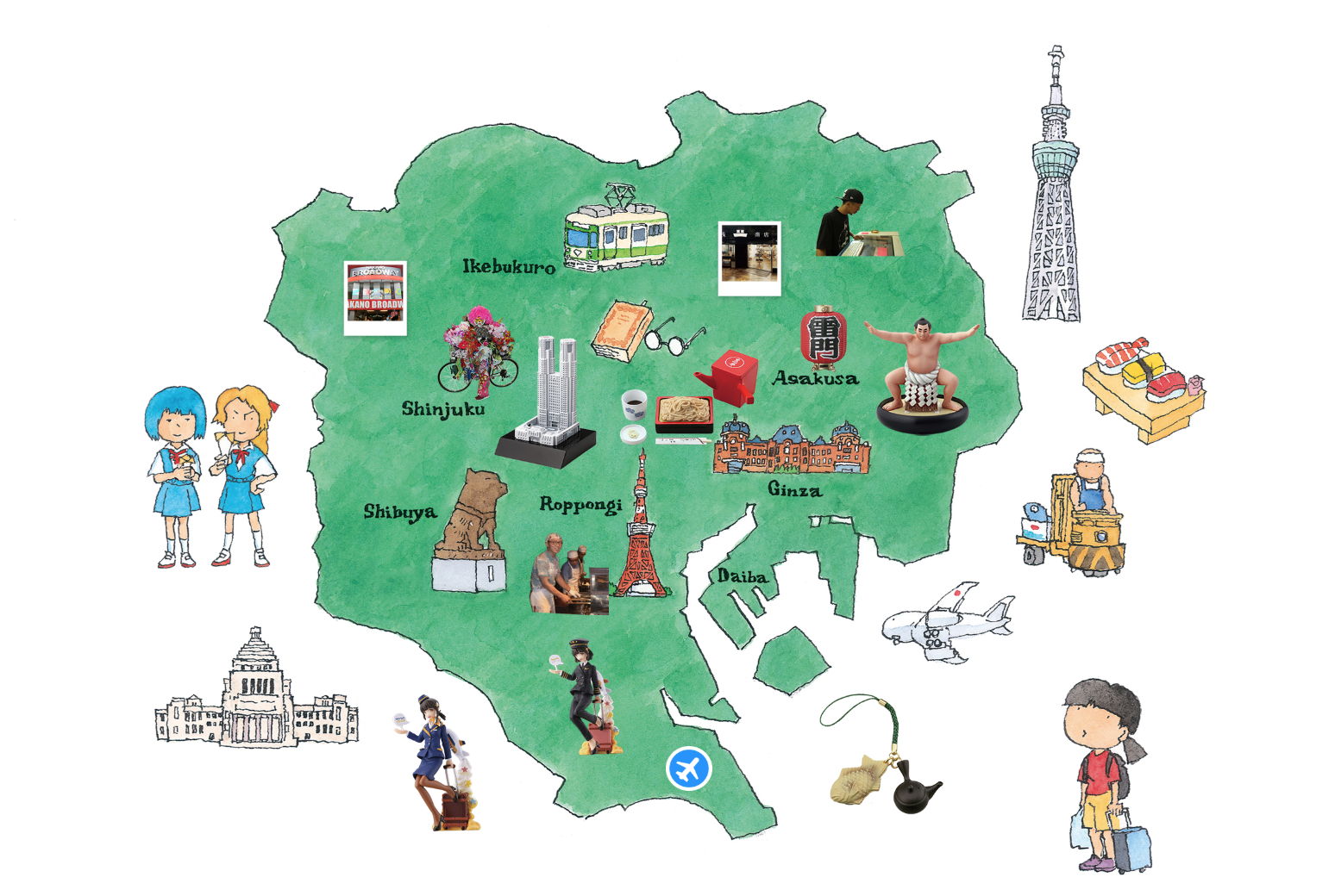 东京风物地图
